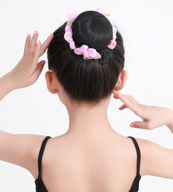 4Pcs Girls Ballet Bun Covers Dance Snood Hair Net Accessories for Dancers - Image 5