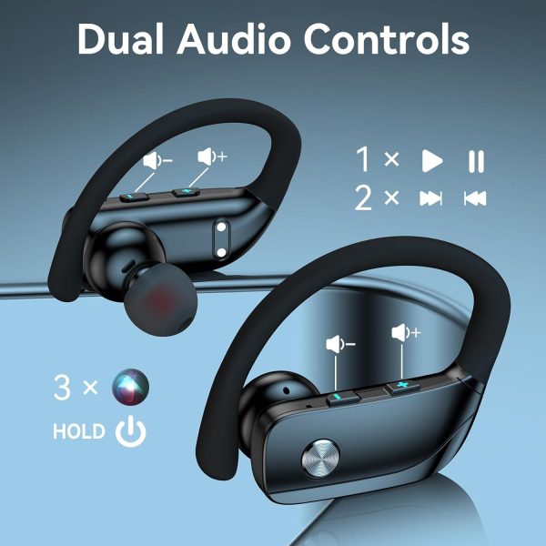 bmani Wireless Earbuds Bluetooth Headphones 48hrs Play Back Sport Earphones - Image 4