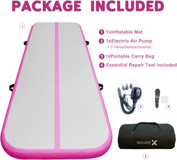 Inflatable Air Gymnastics Mat Training mat Thick tumbling mat with Electric - Image 6