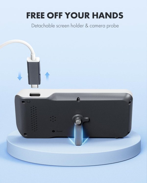 Anykit Digital Otoscope with Gyroscope, 4.5 Inches Screen, 3.9mm Ear Scope - Image 8