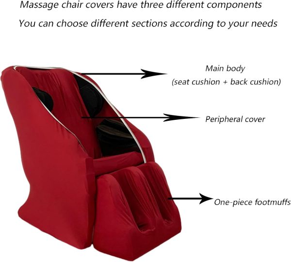 Massage Chair Cover Full Body,Zero Gravity Recliner Chair Protector Cover, - Image 5