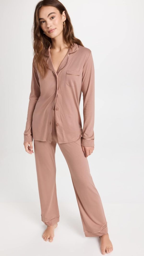 Cosabella Women's Bella Long Sleeve Top & Pant PJ Set - Image 2