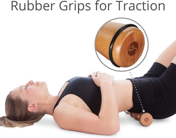 Body Back Wood Back Roller, Spine Stretcher & Aligner, Ma Roller, Back - Image 4