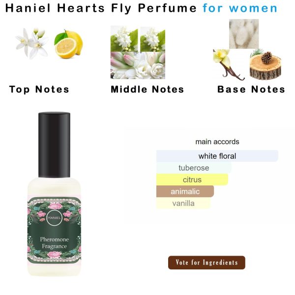 Haniel Pheromone Perfume Oil for Women - Sweet Elegance Daily, Rich Floral - Image 2
