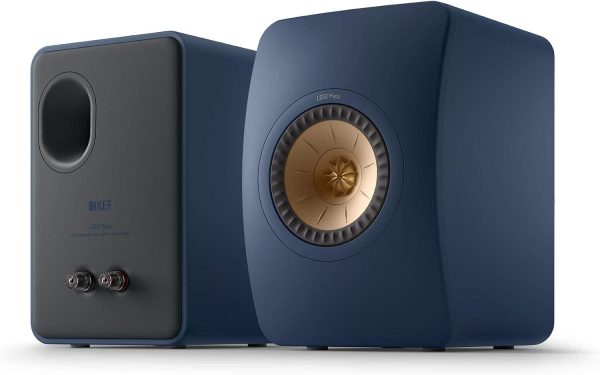 KEF LS50 Meta Passive Bookshelf Speakers - Pair (Royal Blue) - Image 4
