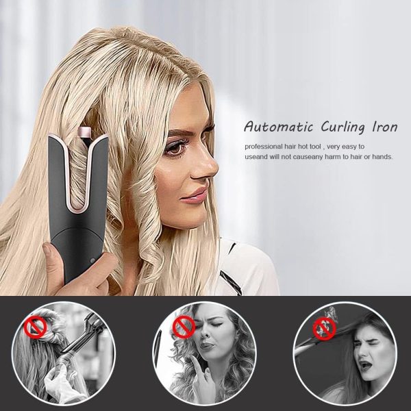 Automatic Hair Curling Iron, LESCOLTON Rotating Curlers Iron with 1" Barrel - Image 4