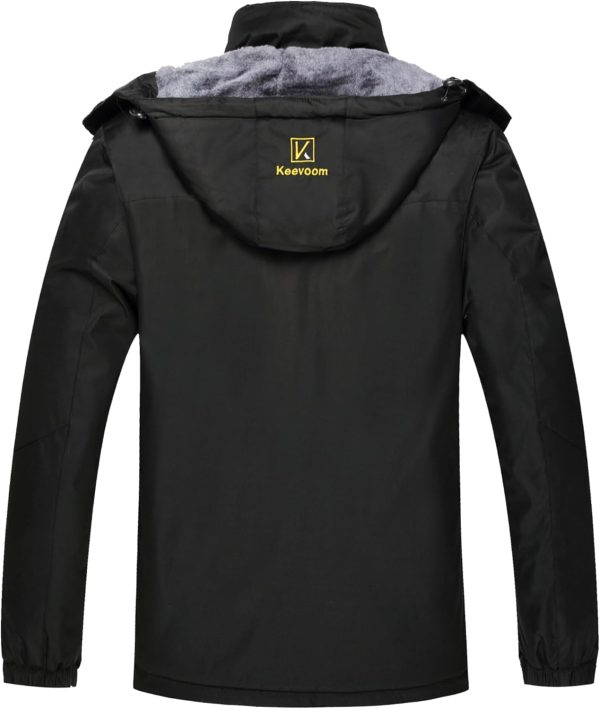 Keevoom Men's Waterproof Ski Jacket Winter Warm Snow Coat Windproof - Image 2