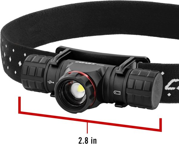Coast XPH30R 1200 Lumen USB-C Rechargeable Dual Power Headlamp with Twist - Image 11