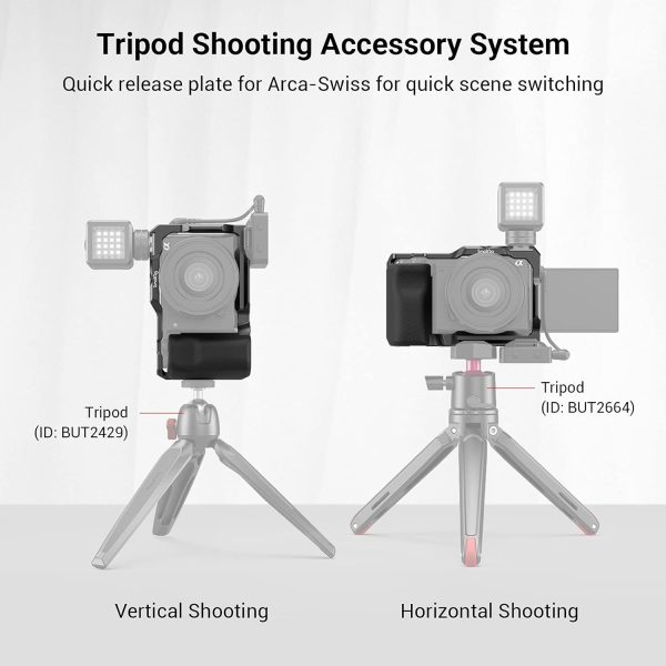SMALLRIG ZV-E10 Cage with Silicone Handle and Built-in Threaded Holes, Cold - Image 6