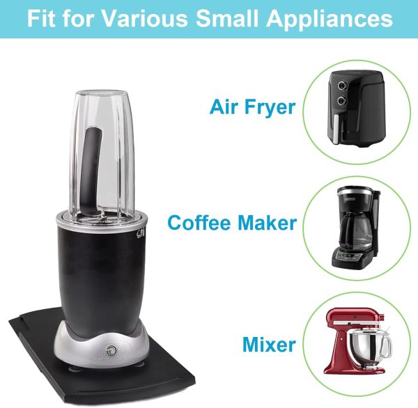 Sliding Tray for Coffee Maker, Kitchen Appliance Moving Caddy, Countertop - Image 2