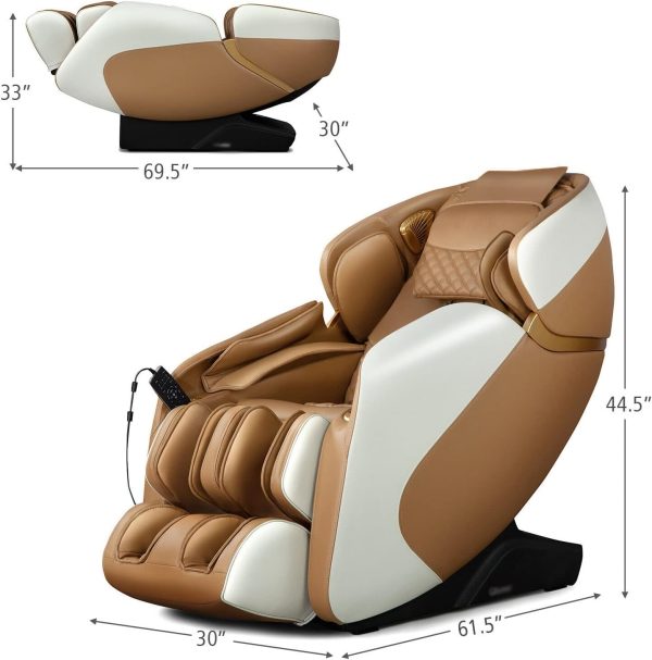 Full Body Zero Massage Chair Recliner w/SL Track Heat - Image 2