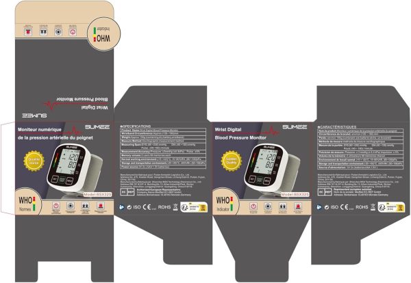 Wrist Blood Pressure Monitor Automatic BP Machine with Large Backlit - Image 9
