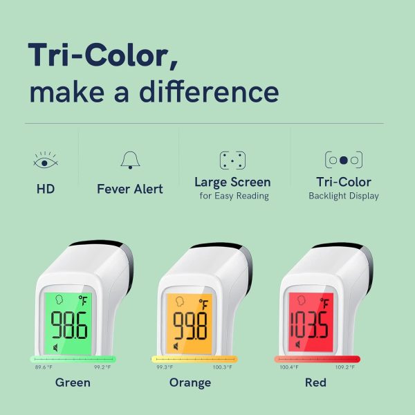 No-Touch Thermometer for Adults and Kids, Fast Accurate Digital Thermometer - Image 3