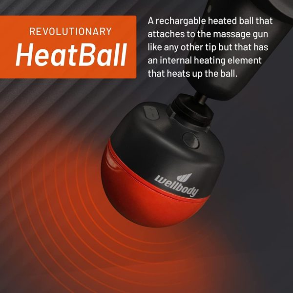 Lite | Heat Massage Gun | Deep Tissue Massage Device | Heatball Technology - Image 2