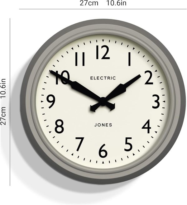 JONES CLOCKS® Telecom Round Wall Clock - Retro Clock - Designer Clock - - Image 5
