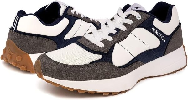 Nautica Men's Casual Lace-Up Fashion Sneakers Oxford Comfortable Walking - Image 6