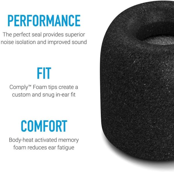 Comply Foam TW-400-C TrueGrip Pro Ear Tips for JLAB, Bowers & Wilkins PI7, - Image 2