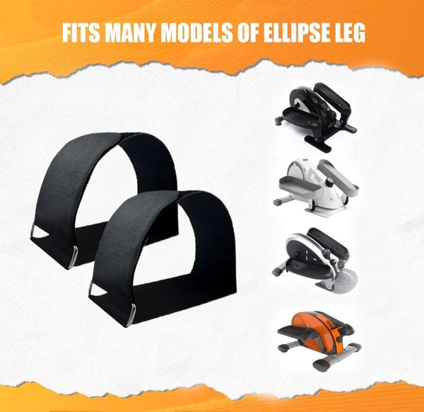 Ellipse Leg Exerciser Machine Pedal Straps, Adjustable Pedal Strap for - Image 5
