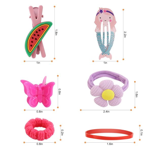 Toddler Girls Hair Accessories Kit, Hair Clips Little Girl Barrettes Kids - Image 5