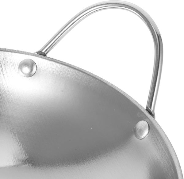 UPKOCH 1 Set Stainless Steel Hot Pot with Alcohol Stove, Portable Spirit - Image 3