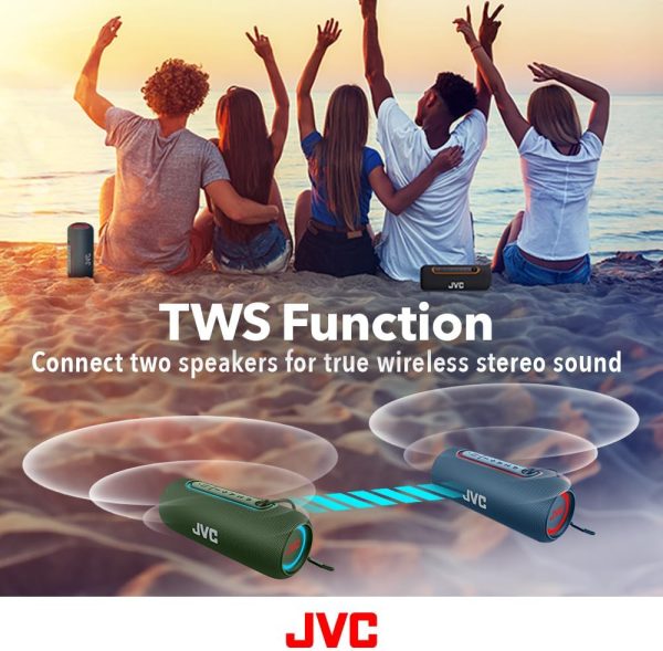 JVC Illuminated Portable Wireless Speaker with 20W max outputs, Dynamic - Image 3