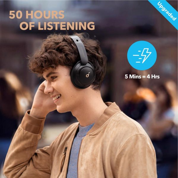soundcore Life Q30 by Anker, Hybrid Active Noise Cancelling Headphones with - Image 4