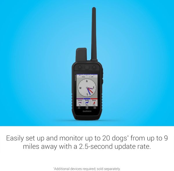 Garmin Alpha 200 Handheld, Simple, Accessible and Fast Tracking and - Image 4