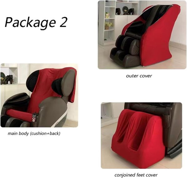 Full Body Shiatsu Massage Chair Cover, Universal Massage Chair Protection - Image 7
