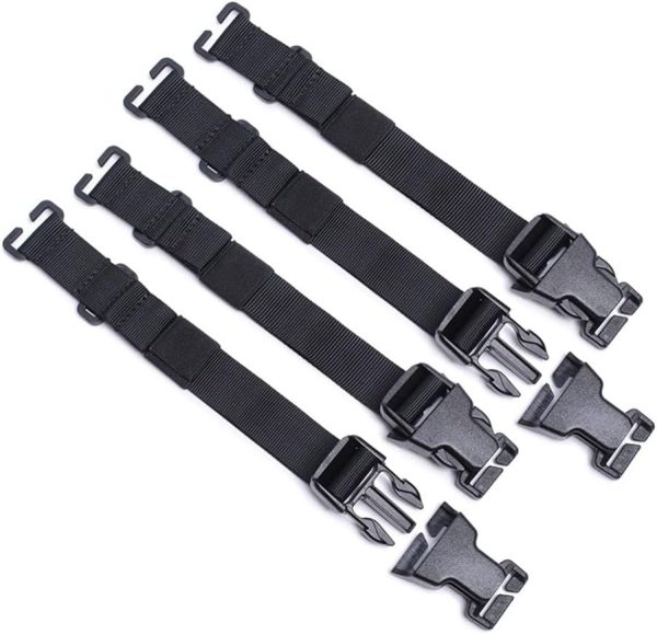 MiOYOOW 4PCS Tactical Molle Straps, Portable Molle Backpack Straps - Image 7