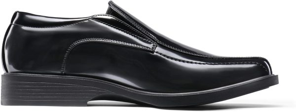 Bruno Marc Men's Square Toe Dress Loafers Formal Shoes - Image 3