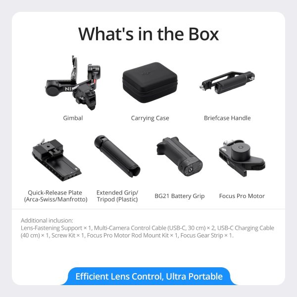 DJI RS 4 Combo, 3-Axis Gimbal Stabilizer for DSLR and Mirrorless Cameras - Image 6