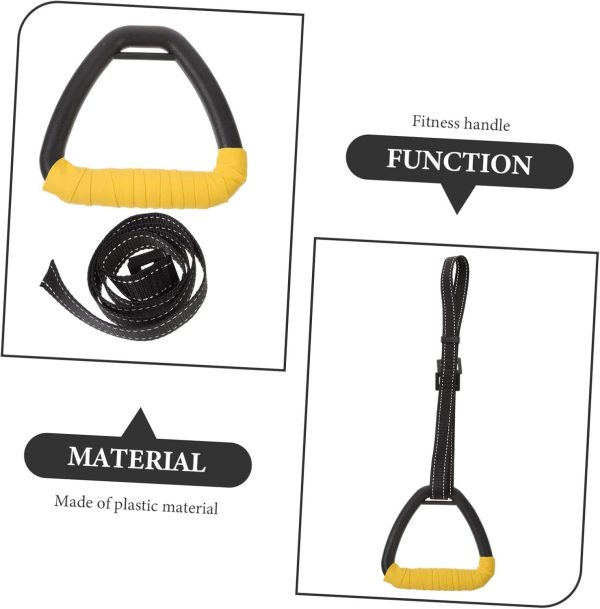 BESPORTBLE 1 Set Traction Ring Handle Rings Fitness Ring Gymnastics - Image 3