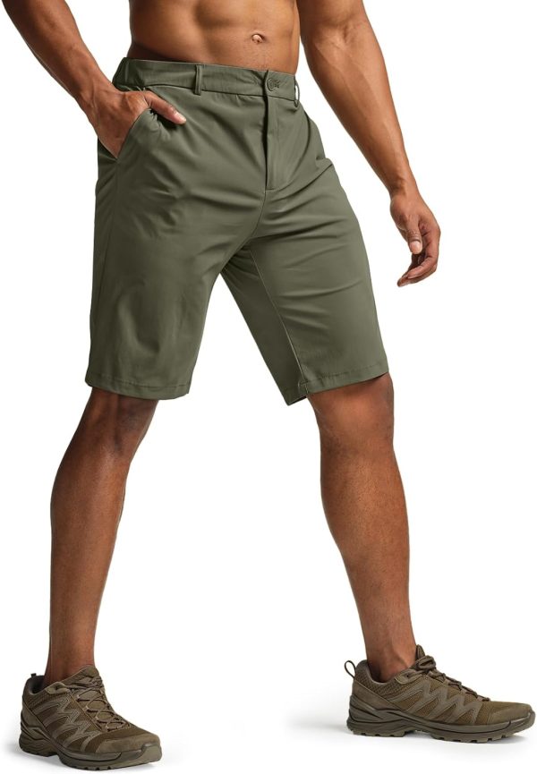 CQR Men's Hiking Cargo Shorts, Quick Dry Stretch Tactical Outdoor Shorts, - Image 2