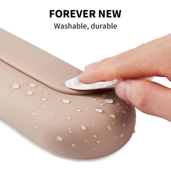 Silicone Makeup Brush Holder Travel Cosmetic Bag：Soft Portable Cosmetic - Image 5