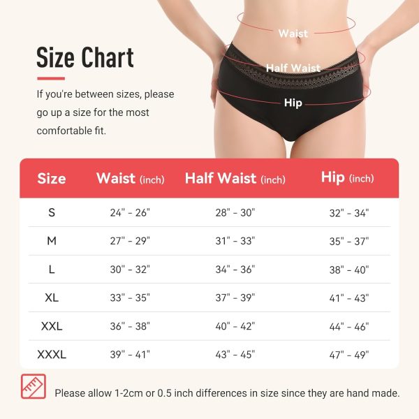 Period Underwear for Women Heavy Flow 50ml Period Panties for Women Girls - Image 3