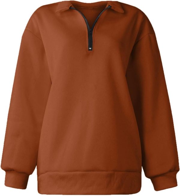 SERYU Oversized Sweatshirt Womens Loose Fit 2024 Fleece Fall Long Sleeve - Image 3