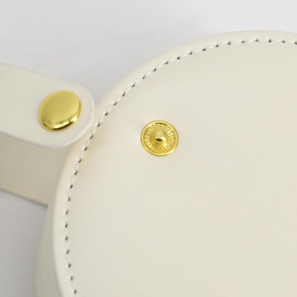 COLLECTIVE HOME - Travel Jewelry Case, Elegant Half-Moon Design with Gold - Image 7