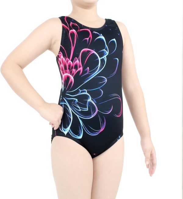 MODAFANS Gymnastics Leotards for Girls Sparkly Dance Unitards Biketards - Image 2