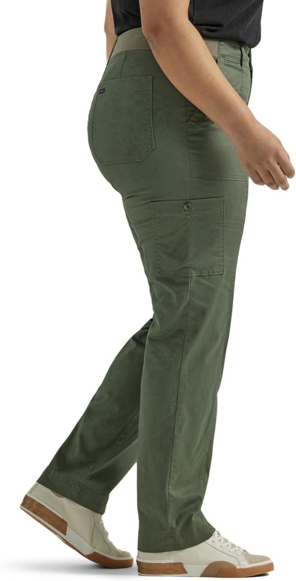 Lee Women's Plus Size Ultra Lux Comfort with Flex-to-go Utility Pant - Image 2