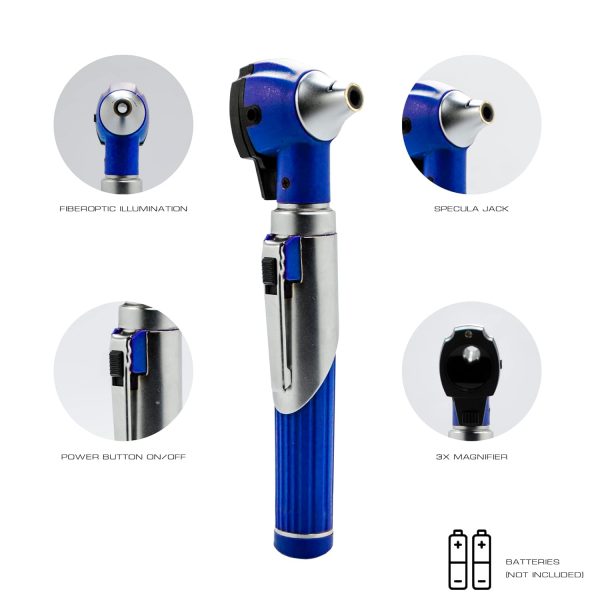 Mini Otoscope Ear Infection Diagnostic Device Ear Scope with Light Pocket - Image 2