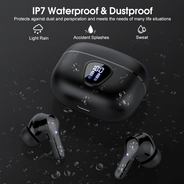 Wireless Earbuds, Bluetooth 5.3 Headphones HiFi Stereo, Bluetooth Earbuds - Image 7