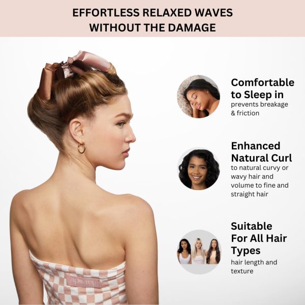 Kitsch Satin Heatless Curling Rod- XL Heatless Hair Curler w/Reliable Snap - Image 5