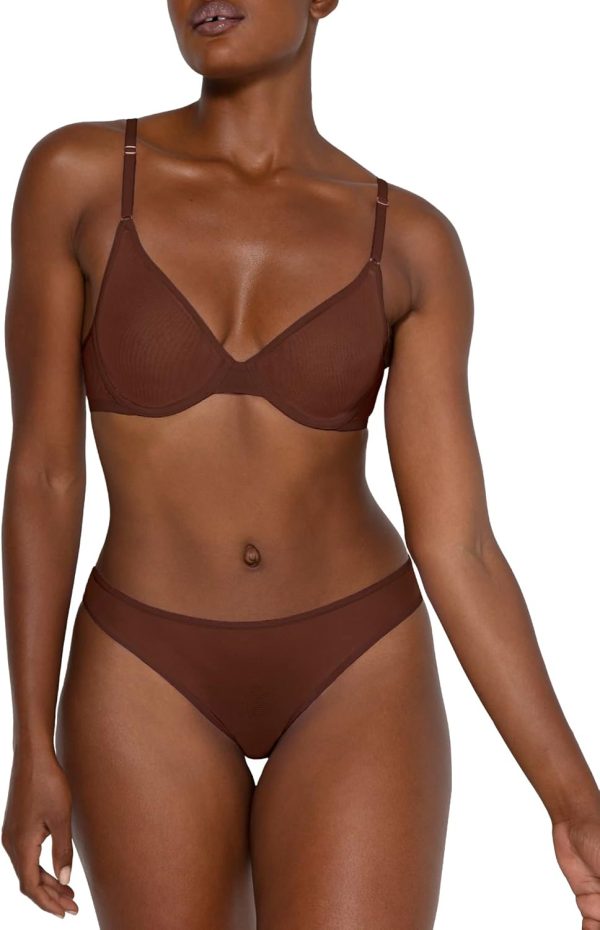 Smart & Sexy Women's Mesh & Lace Cheeky Brief Panties, Available in Multi - Image 7