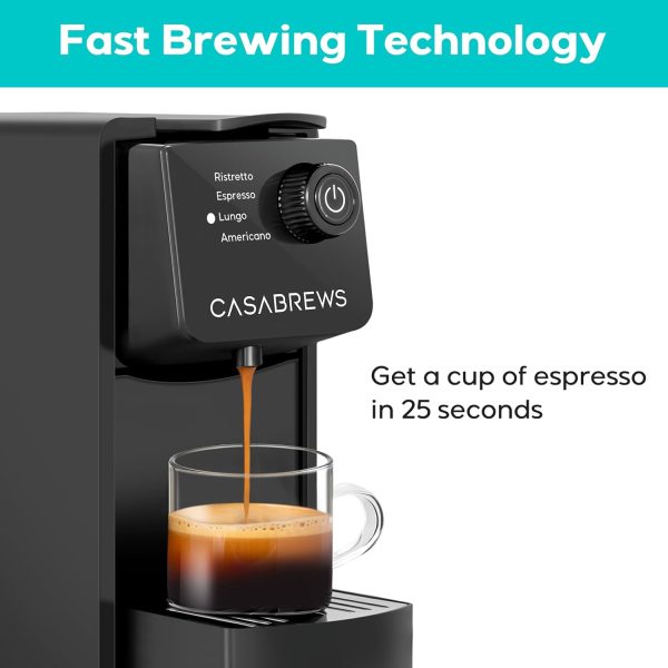 CASABREWS Espresso Machine for Nespresso Original Pods, 20 Bar Mini - Image 4