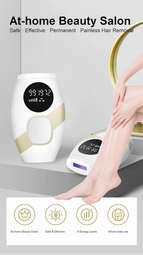 IPL Laser Hair Removal Device for Women and Men, Laser Hair Remover with - Image 7