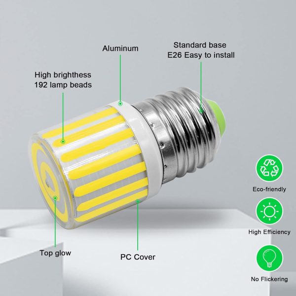 KEI D34L LED Refrigerator Light Bulb 6W 40-60W Equivalent, Waterproof - Image 3