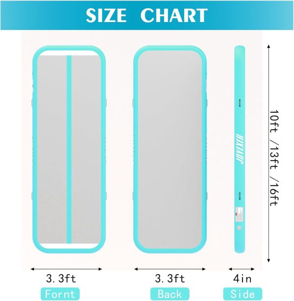 Inflatable Air Gymnastics Mat 6.6ft 10ft 13ft 16ft Tumbling Training Mat - Image 2