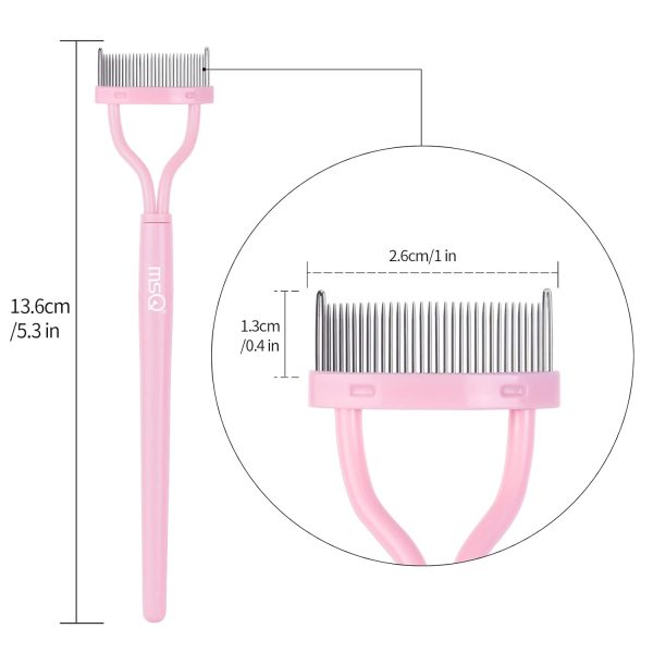 Eyelash Comb Separator MSQ Eyelash Mascara Brush and Comb Lash Separator - Image 5