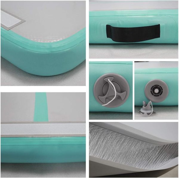 AKSPORT 5pcs Set of Inflatable Gymnastics Air Mat Tumble Track Tumbling Mat - Image 3