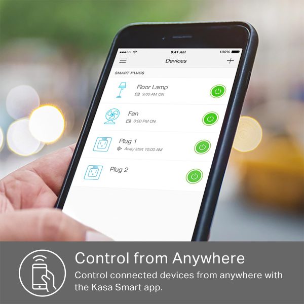 Kasa Smart Plug KP200, In-Wall Smart Home Wi-Fi Outlet Works with Alexa, - Image 5